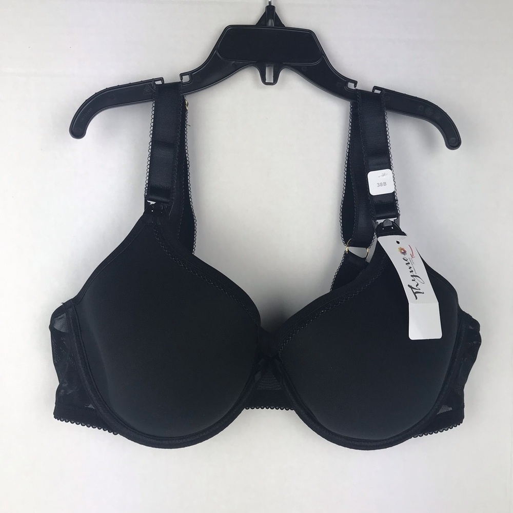 Thyme, Maternity Nursing Bra In Black. Size: 38B. Nwt.